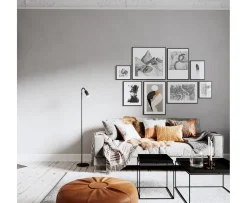 By Rydéns Curve Golvlampa Matt Svart 146cm