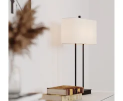 By Rydéns Luton Bordslampa Svart/Vit 65cm