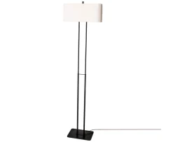 By Rydéns Luton Golvlampa Svart/Vit 150cm