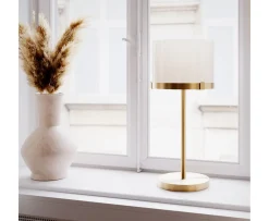 By Rydéns Marcel Bordslampa Vit/Mässing 55cm