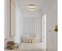 By Rydéns Marcel Plafond Vit/ Mässing Ø40