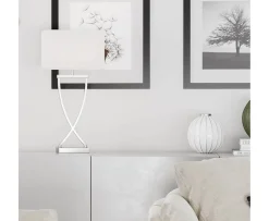 By Rydéns Omega Bordslampa Krom 69cm