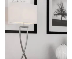 By Rydéns Omega Bordslampa Krom 52cm