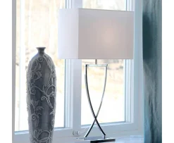 By Rydéns Omega Bordslampa Krom 52cm