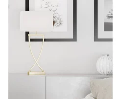 By Rydéns Omega Bordslampa Mässing 52cm