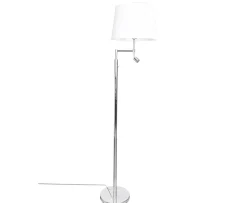 By Rydéns Orlando Golvlampa Krom/Vit 157cm