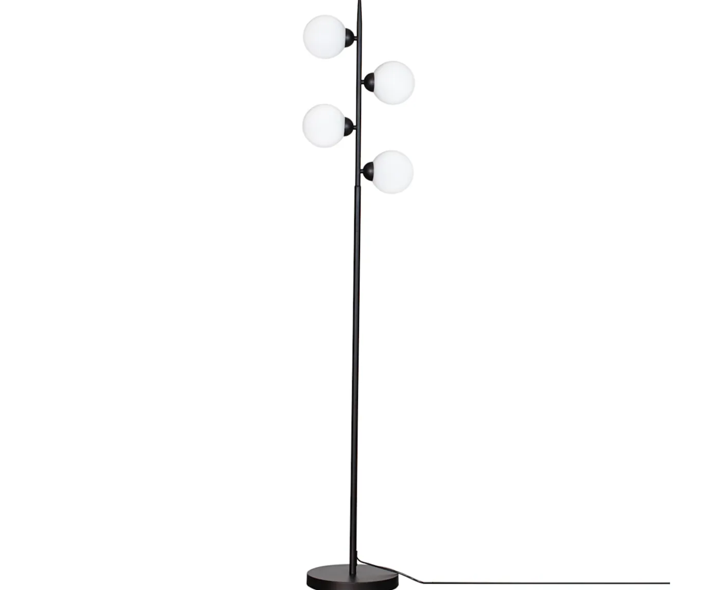 By Rydéns Punto Golvlampa Matt Svart 160cm