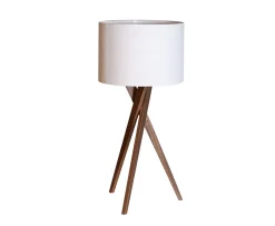 By Rydéns Vega Bordslampa Valnöt/Vit 55cm