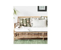 Chhatwal & Jonsson Alok Linen Kuddfodral Beige/Cactus Green/Rose 50x50