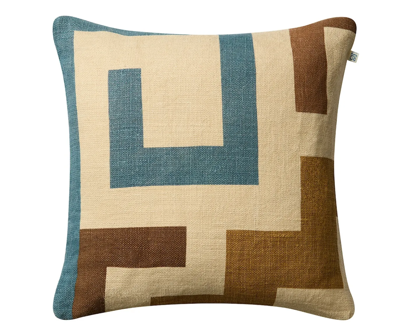 Chhatwal & Jonsson Aman Kuddfodral Heaven Blue/Taupe/Khaki 50x50
