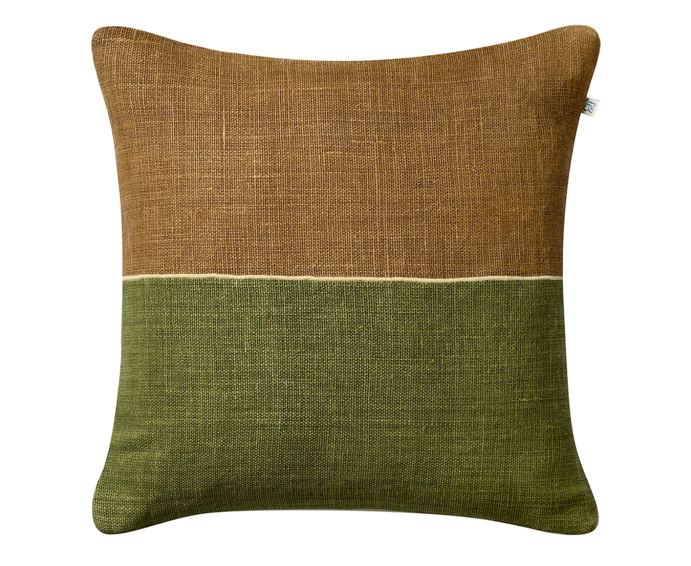 Chhatwal & Jonsson Amol Kuddfodral Taupe/Cactus Green 50x50