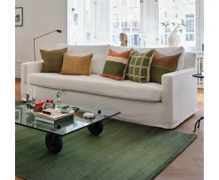 Chhatwal & Jonsson Amol Kuddfodral Taupe/Cactus Green 50x50