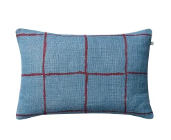Chhatwal & Jonsson Chakra Kuddfodral Dusty Blue/Ruby 40x60