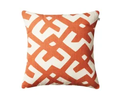 Chhatwal & Jonsson Dadra Outdoor Prydnadskudde Apricot Orange/Off White 50x50