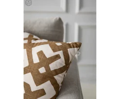 Chhatwal & Jonsson Dadra Outdoor Prydnadskudde Beige/Off White 50x50
