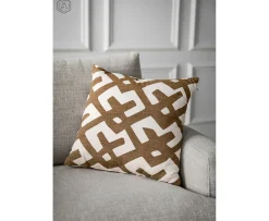 Chhatwal & Jonsson Dadra Outdoor Prydnadskudde Beige/Off White 50x50