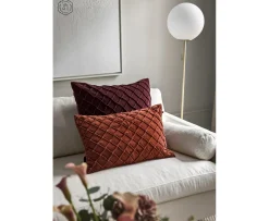 Chhatwal & Jonsson Deva Kuddfodral Sammet Rust 40x60