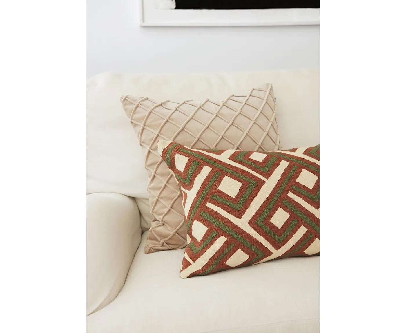 Chhatwal & Jonsson Deva Kuddfodral Sammet Tan 50x50