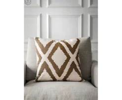 Chhatwal & Jonsson Diamond Outdoor Prydnadskudde Beige/Off White 50x50