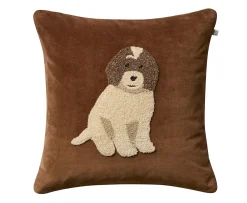 Chhatwal & Jonsson Doodle Kuddfodral Cognac 50x50