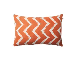Chhatwal & Jonsson Ikat Sema Outdoor Prydnadskudde Apricot Orange/Off White 40x60