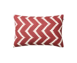 Chhatwal & Jonsson Ikat Sema Outdoor Prydnadskudde Mineral Red 40x60