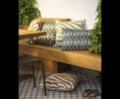 Chhatwal & Jonsson Ikat Sema Outdoor Prydnadskudde Mineral Red 40x60