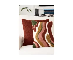 Chhatwal & Jonsson Mani Kuddfodral Linen/Cotton Terracotta 50x50