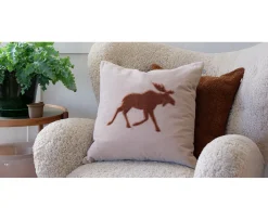 Chhatwal & Jonsson Moose Kuddfodral Sammet Tan/Cognac 50x50