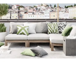 Chhatwal & Jonsson Pani Outdoor Prydnadskudde Off White 50x50
