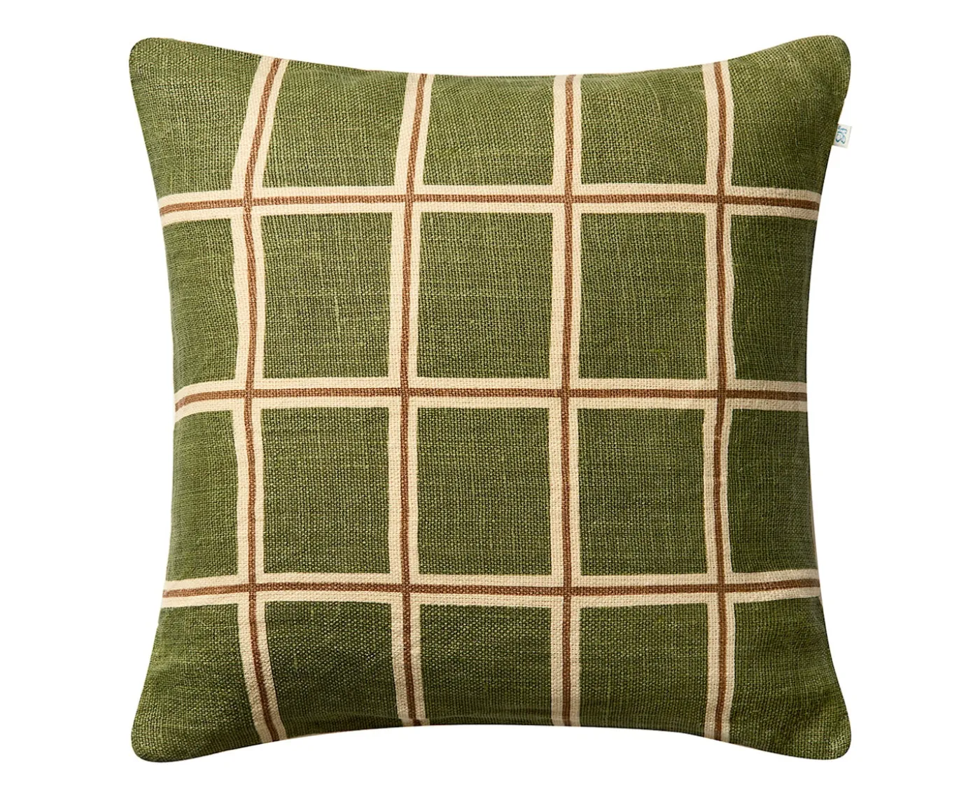 Chhatwal & Jonsson Raha Kuddfodral Cactus Green/Taupe 50x50