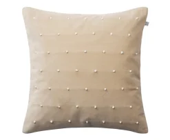 Chhatwal & Jonsson Roma Kuddfodral Sammet Tan/Off White 50x50