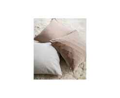 Chhatwal & Jonsson Roma Kuddfodral Sammet Tan/Off White 50x50