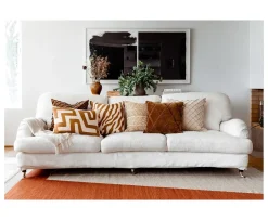 Chhatwal & Jonsson Zebra Linen Kuddfodral Taupe 50x50