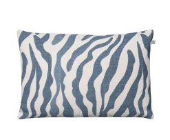 Chhatwal & Jonsson Zebra Linen Kuddfodral Heaven Blue 40x60