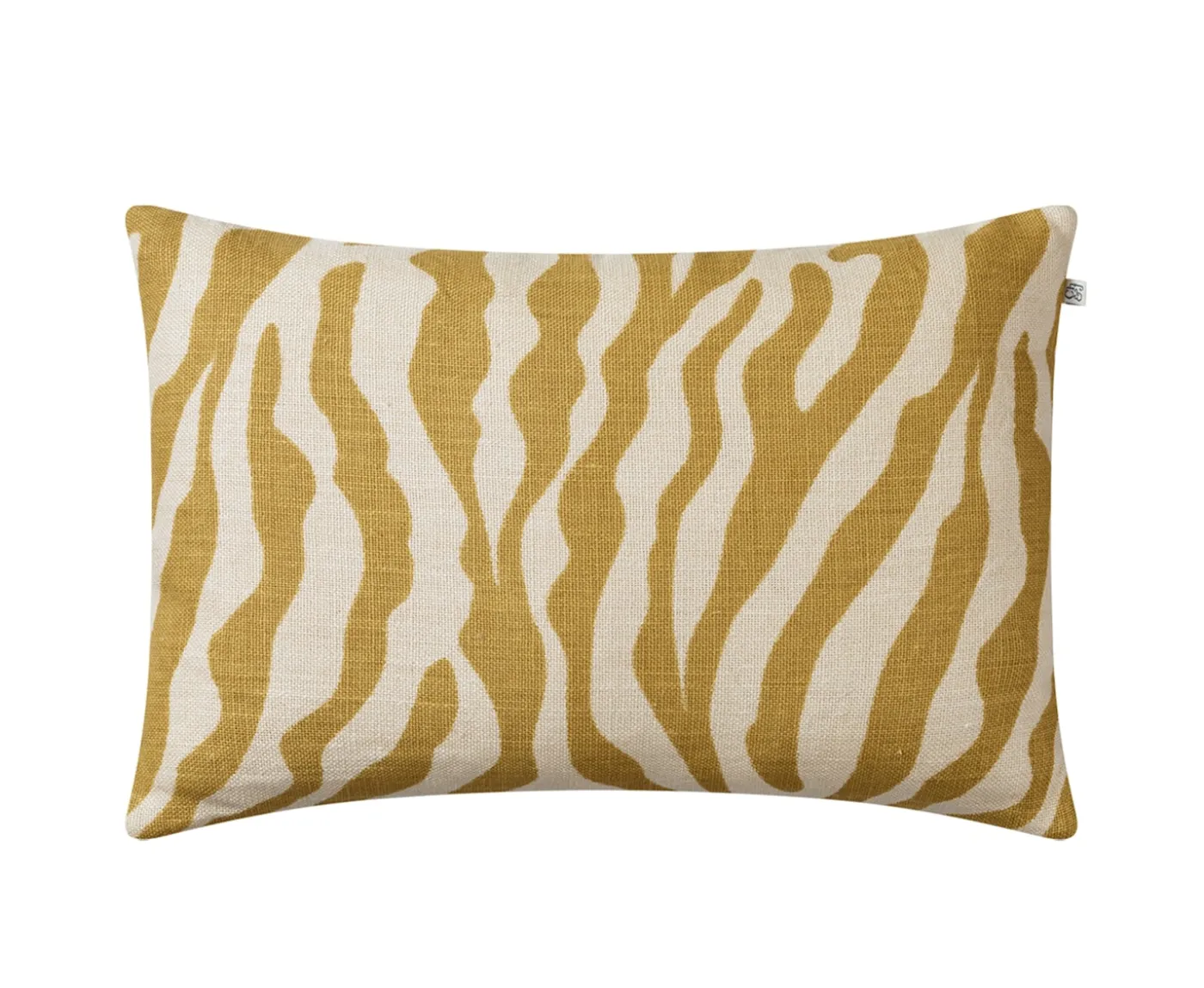 Chhatwal & Jonsson Zebra Linen Kuddfodral Spicy Yellow 40x60