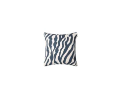 Chhatwal & Jonsson Zebra Outdoor Prydnadskudde Blue/Off White 50x50