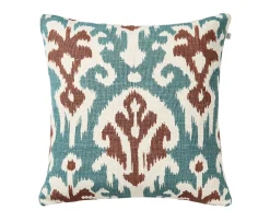 Chhatwal & Jonsson Adi Kuddfodral Linne Heaven Blue/Terracotta 50x50