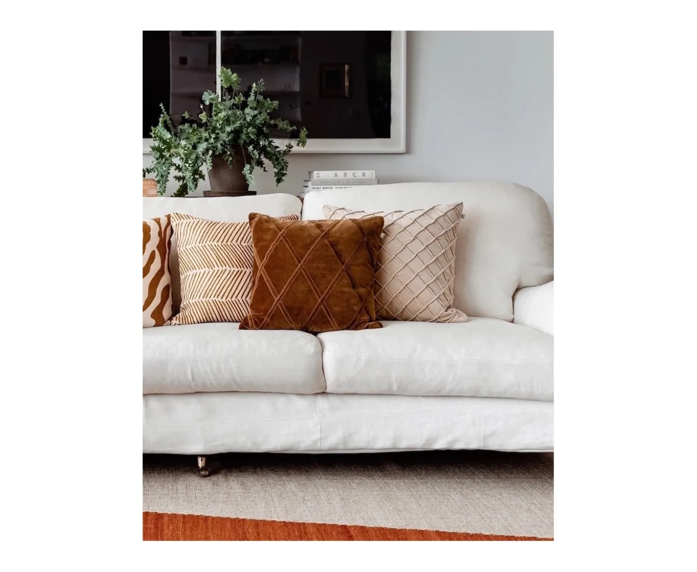 Chhatwal & Jonsson Deva Kuddfodral Sammet Beige 50x50