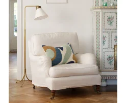 Chhatwal & Jonsson Godavari Kuddfodral Heaven Blue/Aqua/Sand/Off White 50x50