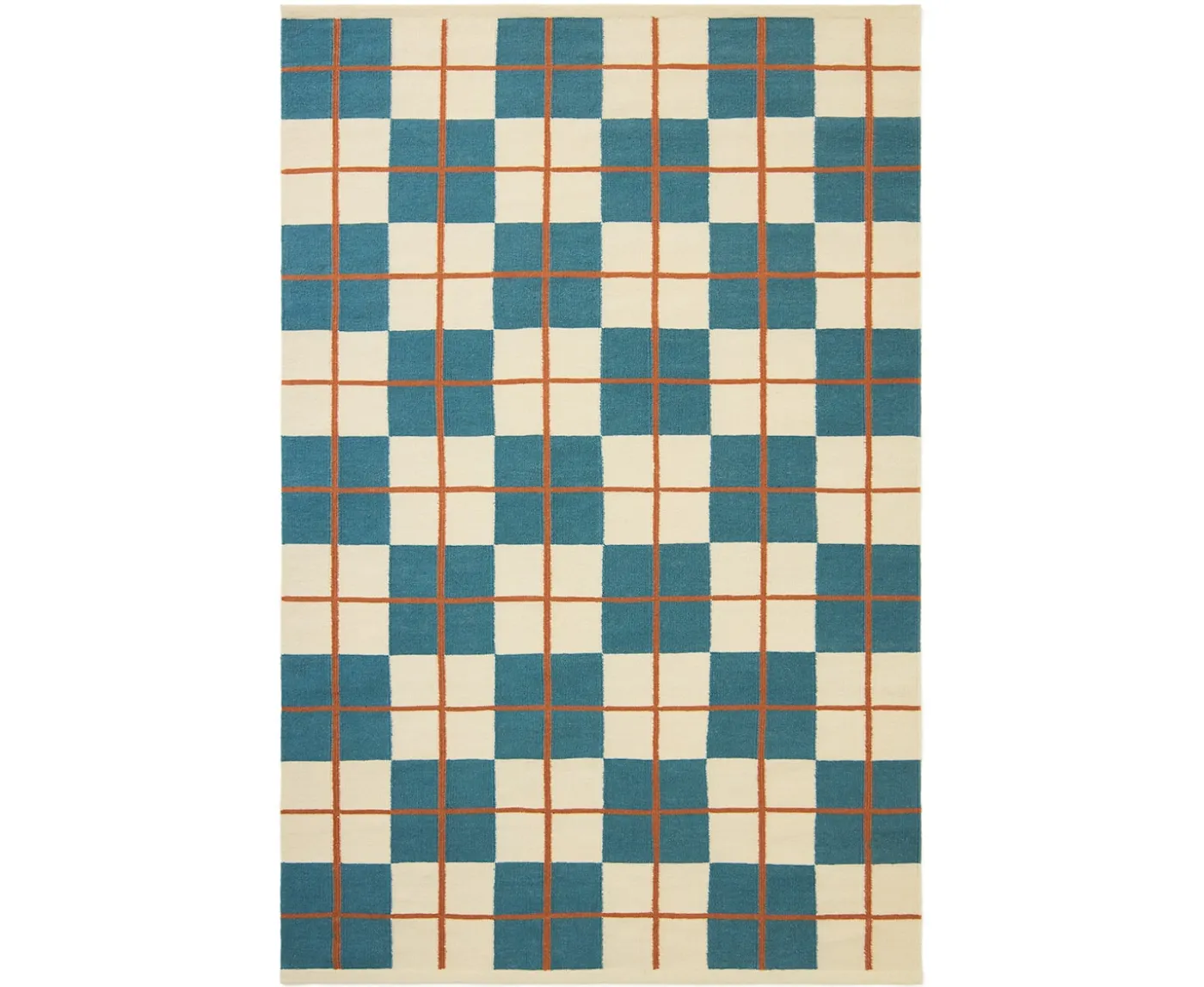 Chhatwal & Jonsson Haveli Ullmatta Heaven Blue/Light Khaki/Rust 180x270