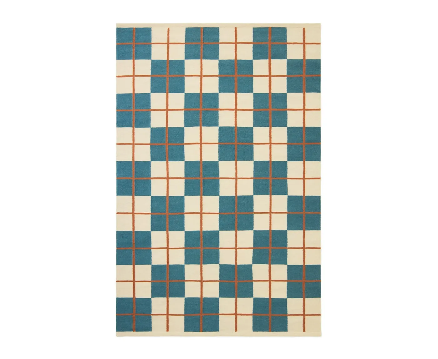 Chhatwal & Jonsson Haveli Ullmatta Heaven Blue/Light Khaki/Rust 230x320