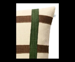 Chhatwal & Jonsson Kiran Kuddfodral Linen Cactus Green/Taupe 50x50