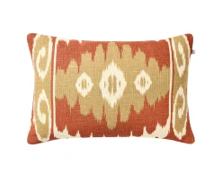 Chhatwal & Jonsson Laya Kuddfodral Linne Apricot Orange/Khaki 40x60