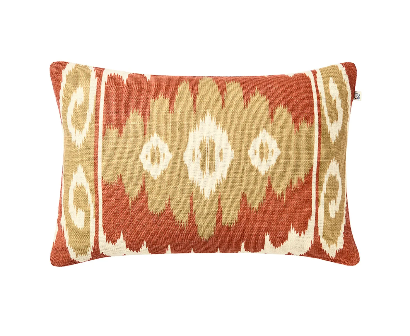 Chhatwal & Jonsson Laya Kuddfodral Linne Apricot Orange/Khaki 40x60