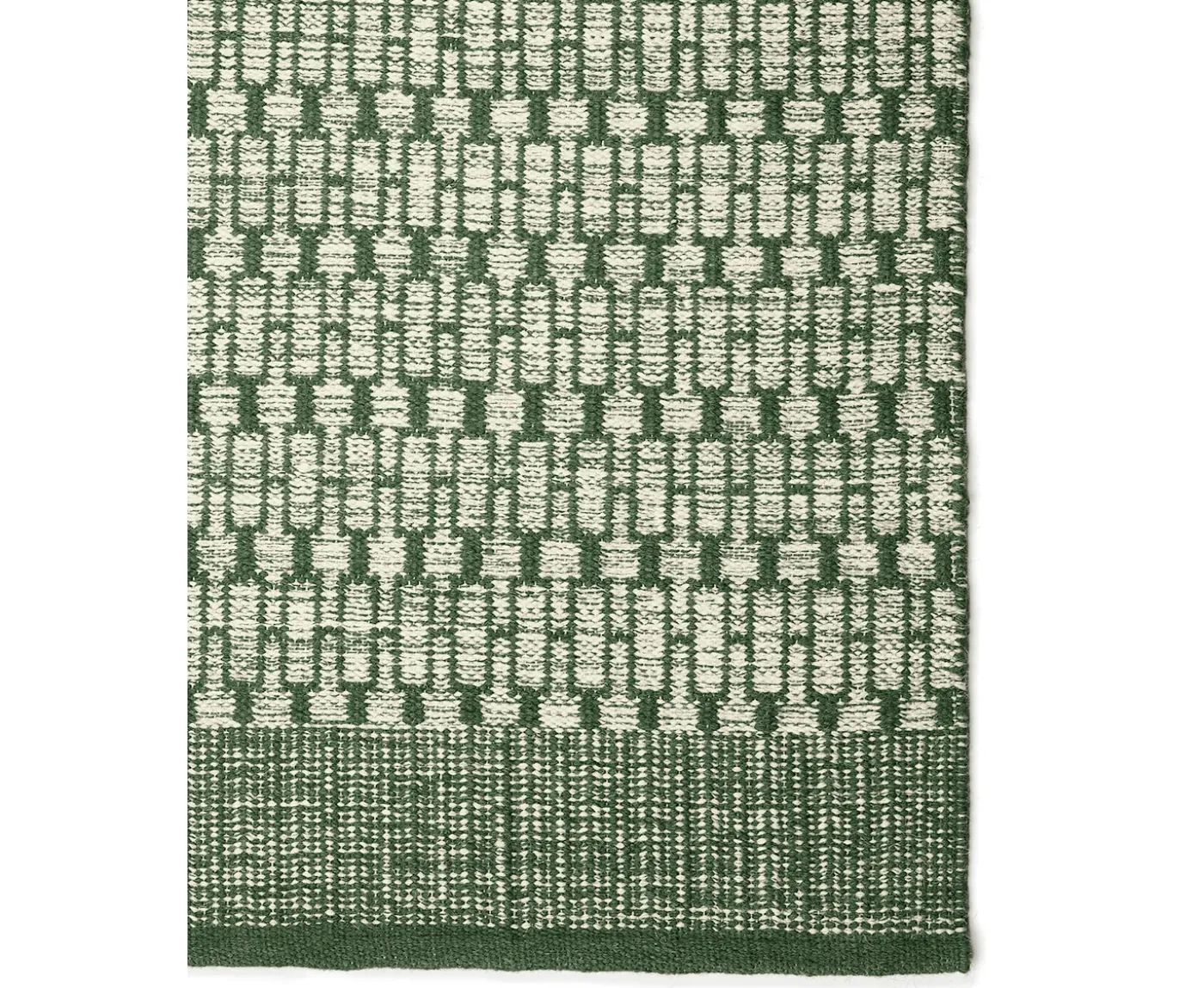 Chhatwal & Jonsson Mahi Ullmatta Off White/Green 200x300