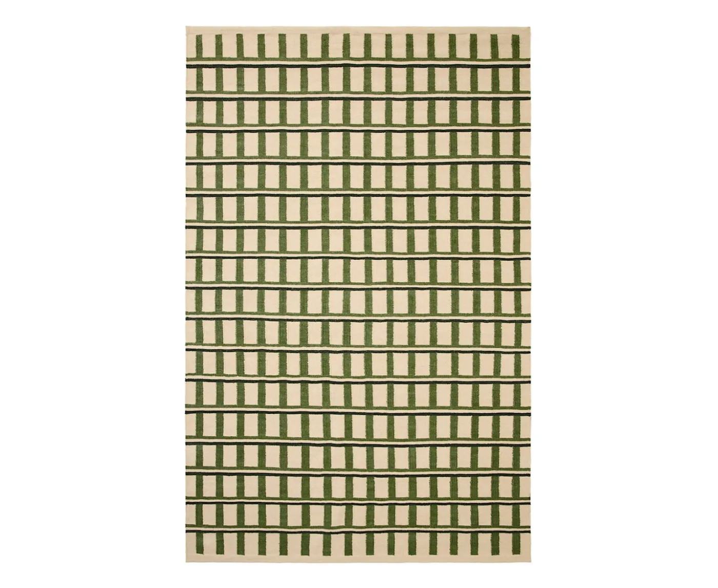 Chhatwal & Jonsson Mysore Ullmatta Off White/Green/Dark Green 230x320