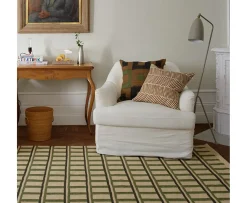 Chhatwal & Jonsson Mysore Ullmatta Off White/Green/Dark Green 230x320