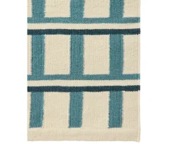 Chhatwal & Jonsson Mysore Ullmatta Off White/Heaven Blue/Blue 230x320