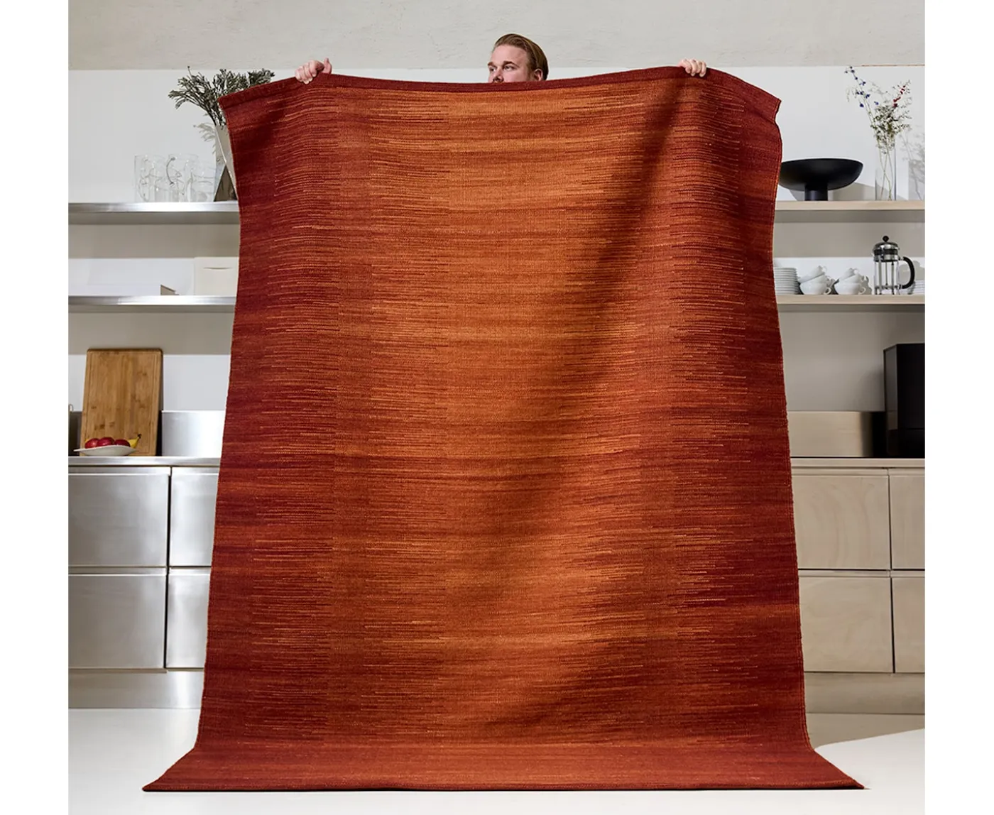 Chhatwal & Jonsson Tapti Ullmatta Rust 180x270